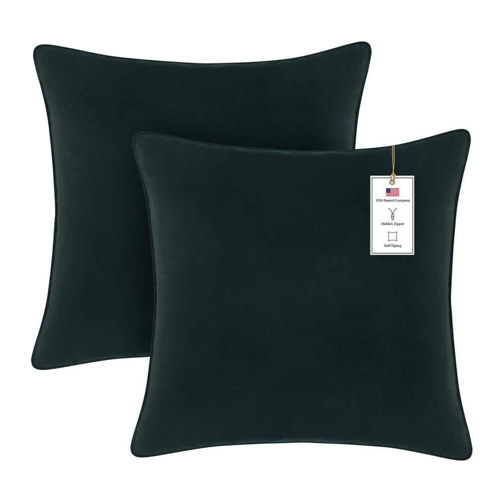 A1 Home Collections LLC Velvet Pillow Cover (Set of 2)