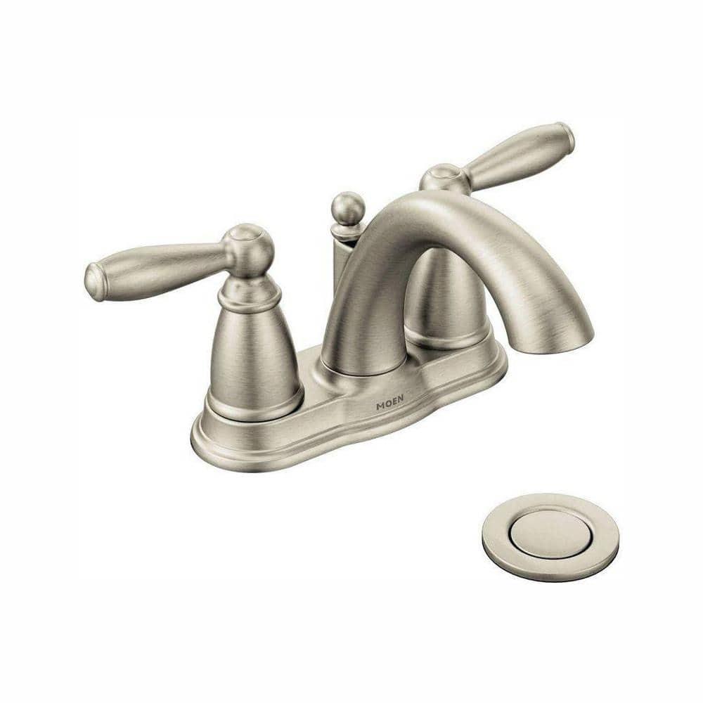 Moen Brantford Centerset Bathroom Faucet with Drain Assembly