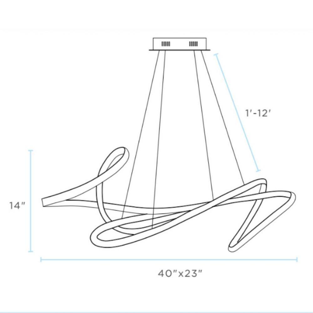 Finesse Décor Moscow Novelty LED Chandelier with Smart Dimmer Included