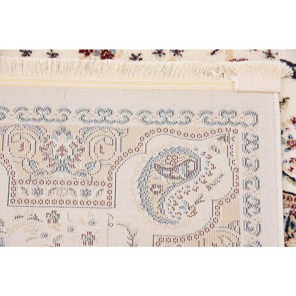 Unique Loom Narenj Collection Area Rug - Newcastle (3' x 13' 1" Runner Ivory/Beige)