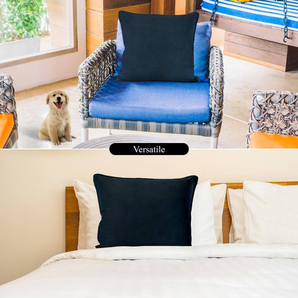 A1 Home Collections LLC Bedding Polyester Lumbar Indoor/Outdoor Pillow Cover (Set of 2)
