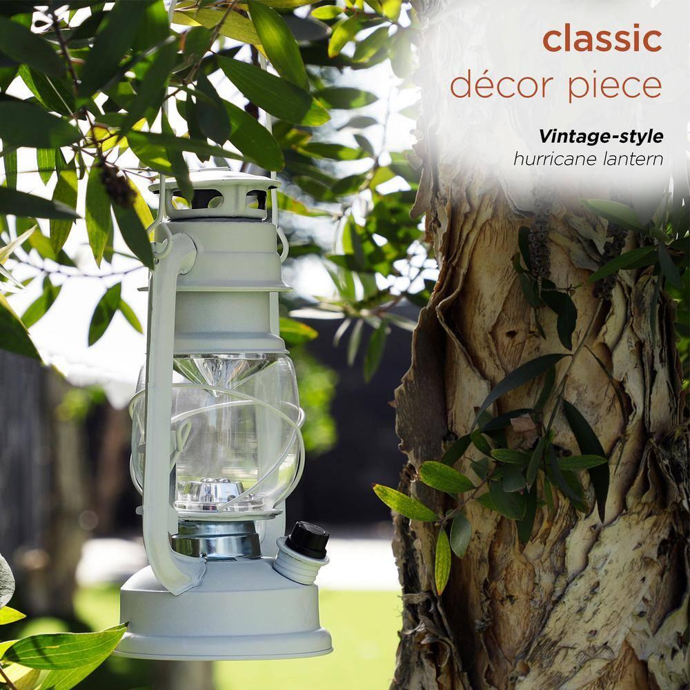 Alpine 10'' Battery Powered Integrated LED Outdoor Lantern
