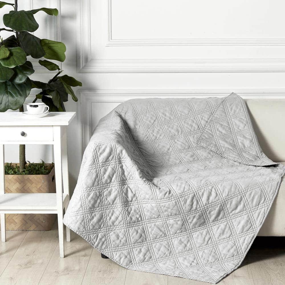 Levtex home Washed Linen Quilted Throw