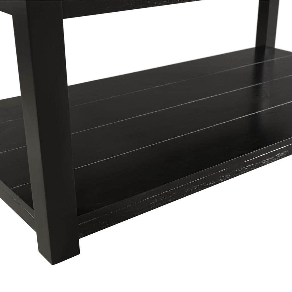 Picket House Furnishings Evie w/ White Top - Rectangular Coffee Table W/Casters