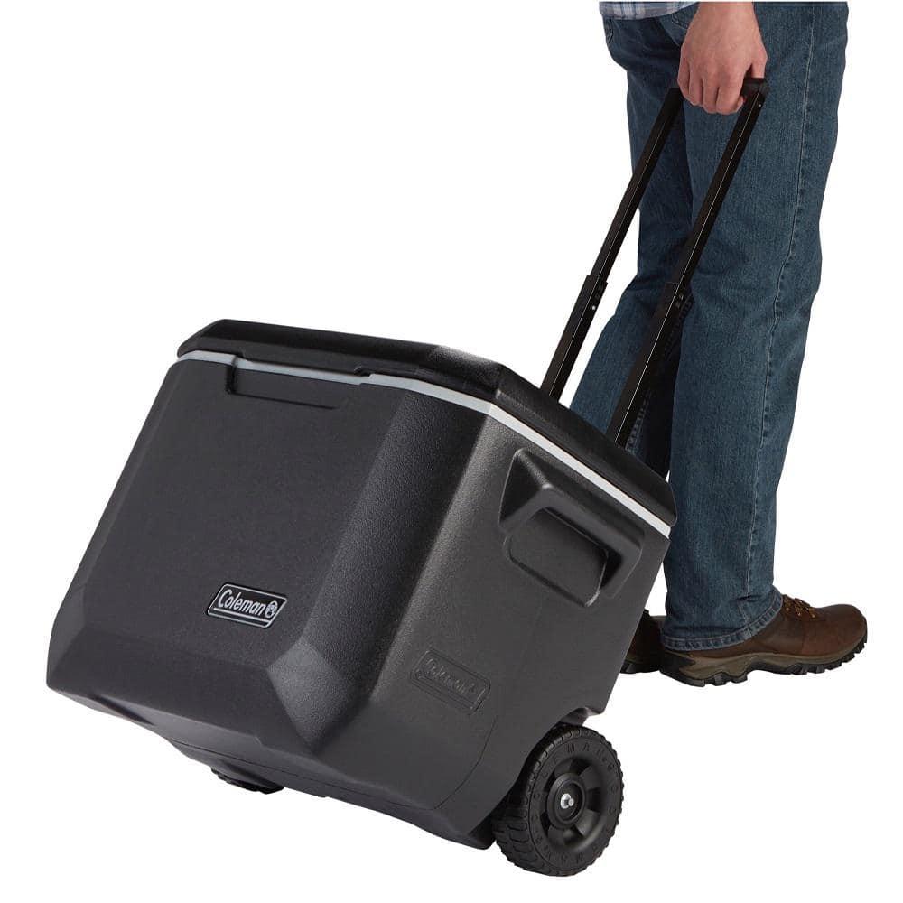 Coleman Xtreme 50 Quart 5-Day Hard Cooler with Wheels and Have-A-Seat Lid