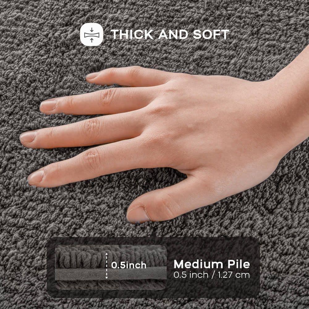 Splendor 100% Cotton Tufted 3000 GSM Reversible Bath Rug