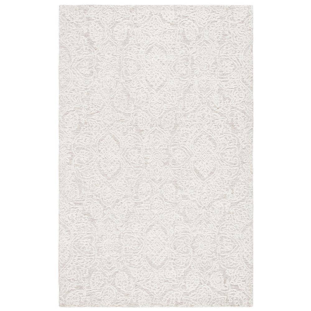 Metro MET998 Hand Tufted Indoor Area Rug - Natural/Ivory - 4'x6' - Safavieh