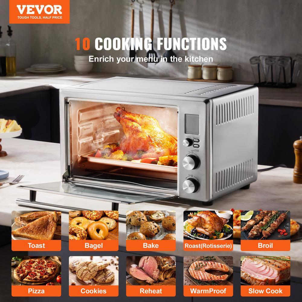 Stellweilan Tessberg Countertop Convection Oven 28L Toaster Baker 10-IN-1 1800W for Home Use