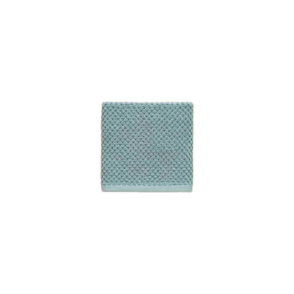6pc Lilly Cotton Bamboo Bath Towel Set Seafoam - Blue Loom