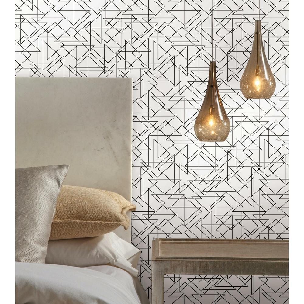 Peel & Stick Geometric Wallpaper