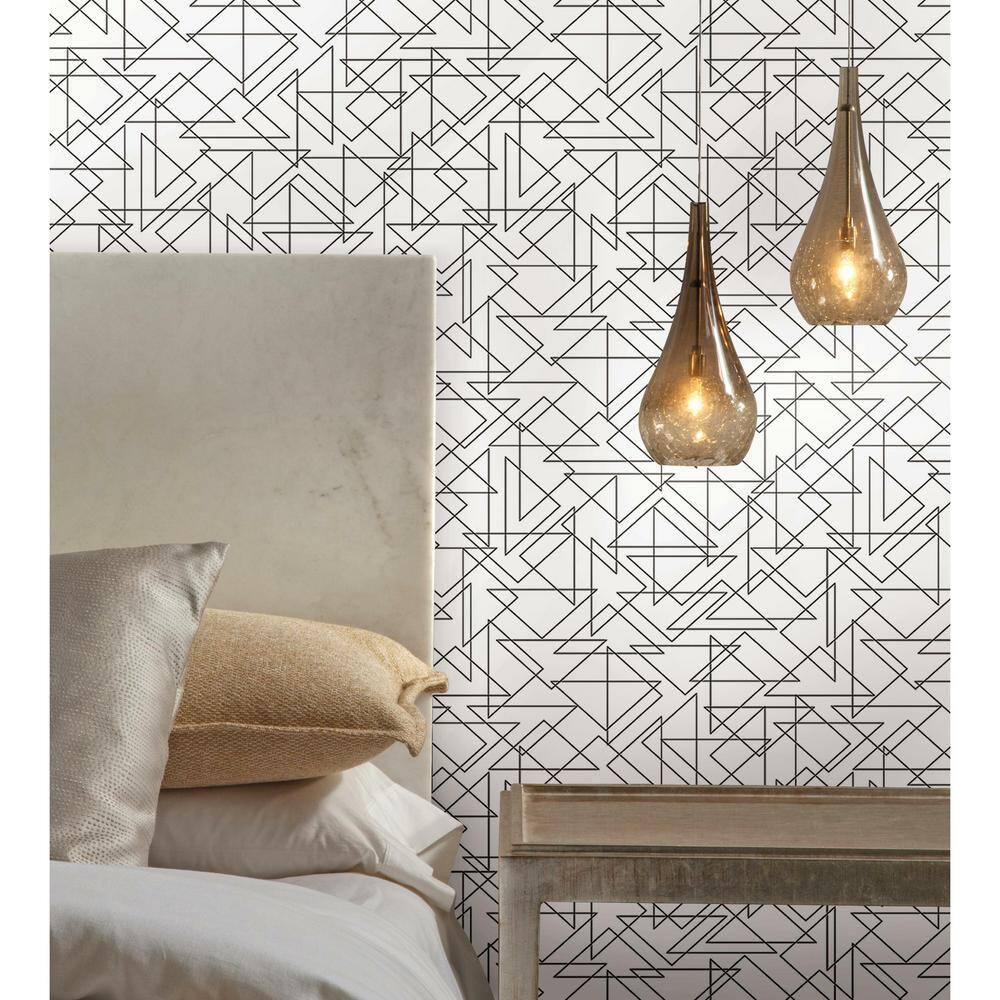 Peel & Stick Geometric Wallpaper