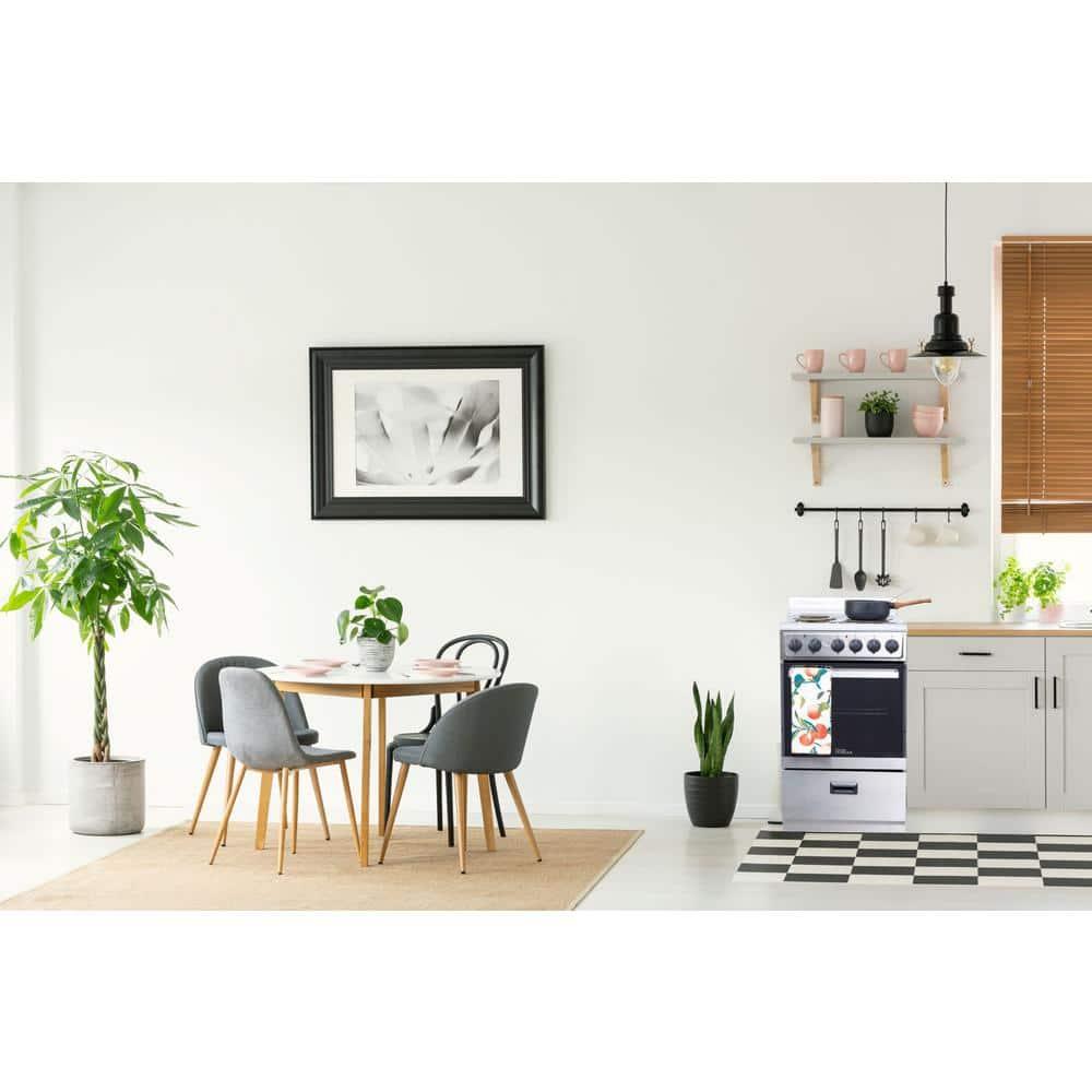 Premium Levella 24" Freestanding Electric Range with 4 Burners and 2.6 Cu. Ft. Oven Capacity