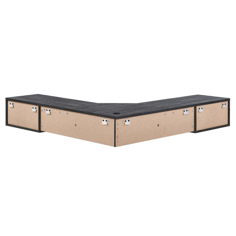 Modway Render Wall Mount Corner Office Desk