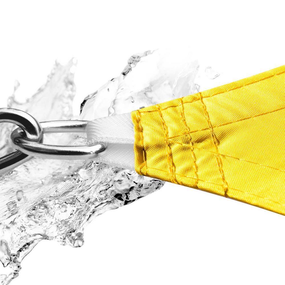 Colourtree Square Waterproof Sun Shade Sail With Installation Winch Kit | Wayfair