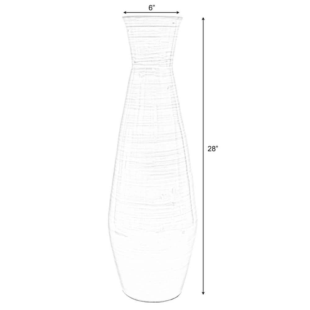 Uniquewise Handmade Wood Floor Vase