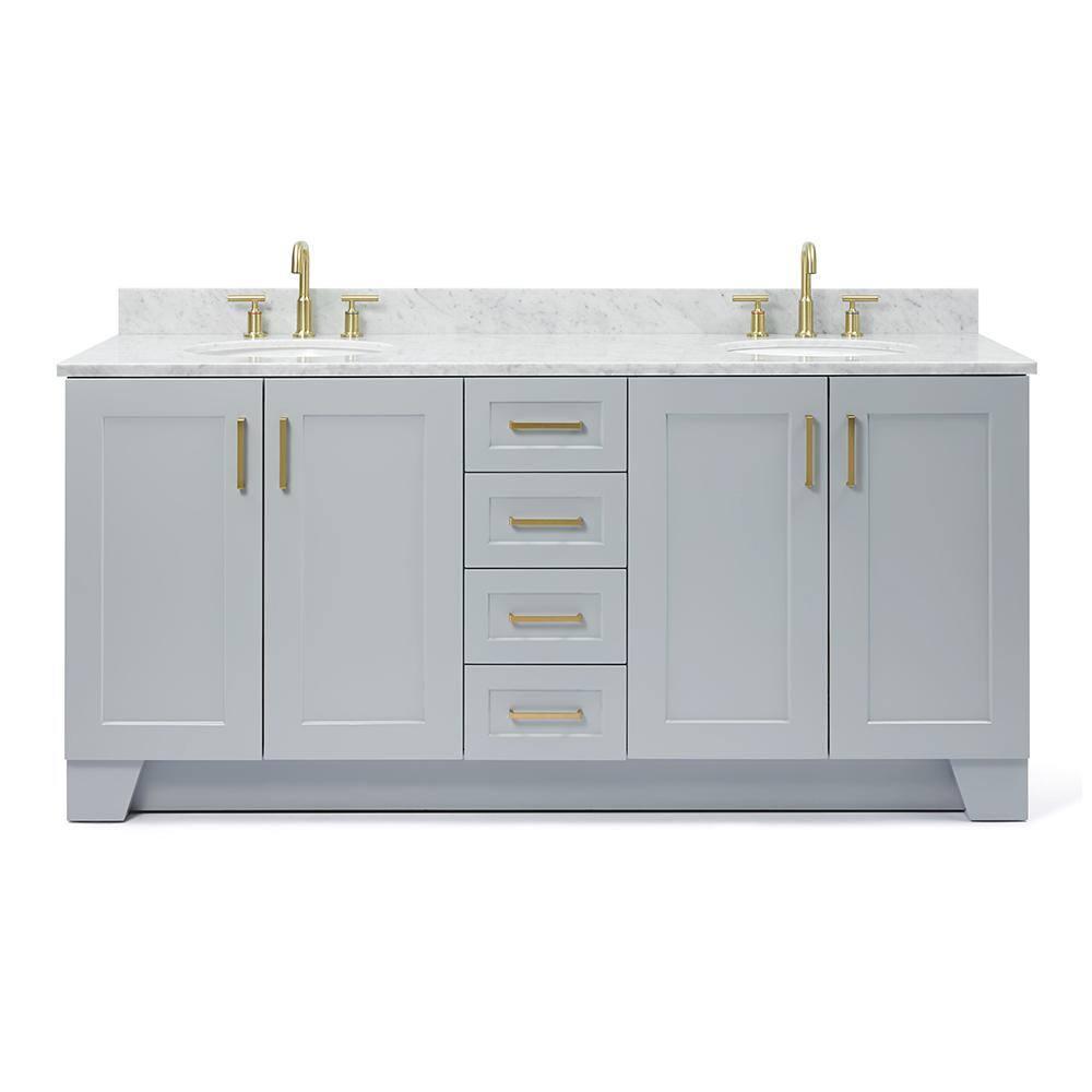 ARIEL TAYLOR 73 IN DOUBLE OVAL SINK VANITY 1