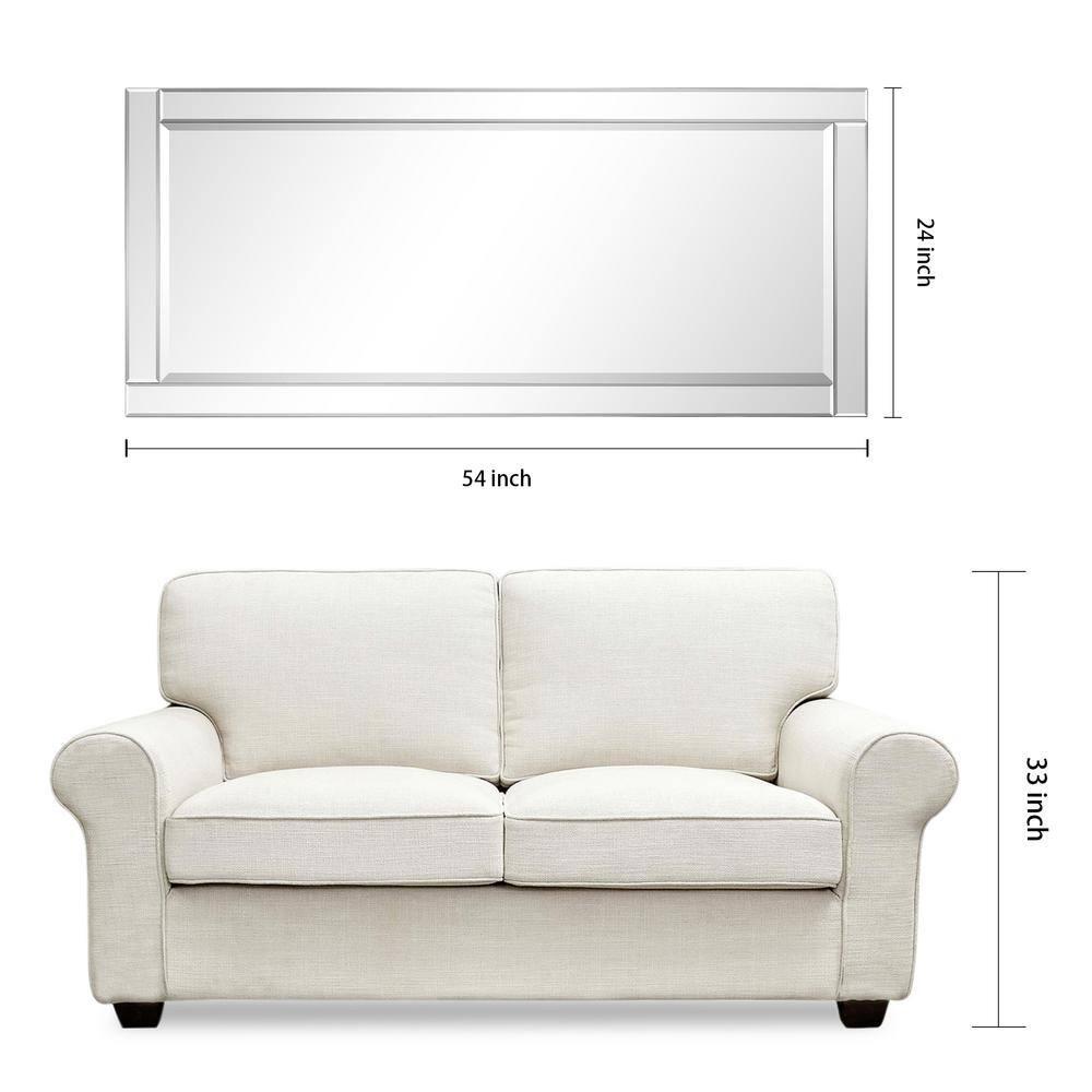 Empire Art Direct  Moderno Beveled Rectangle Wall Mirror