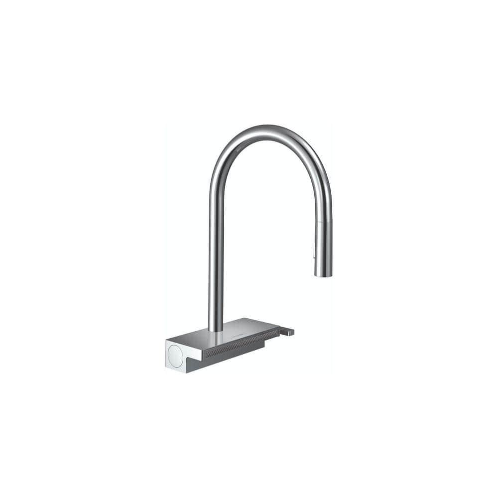 Aquno Select 3-Spray Kitchen Faucet with Pull-Down Spout, 1.75