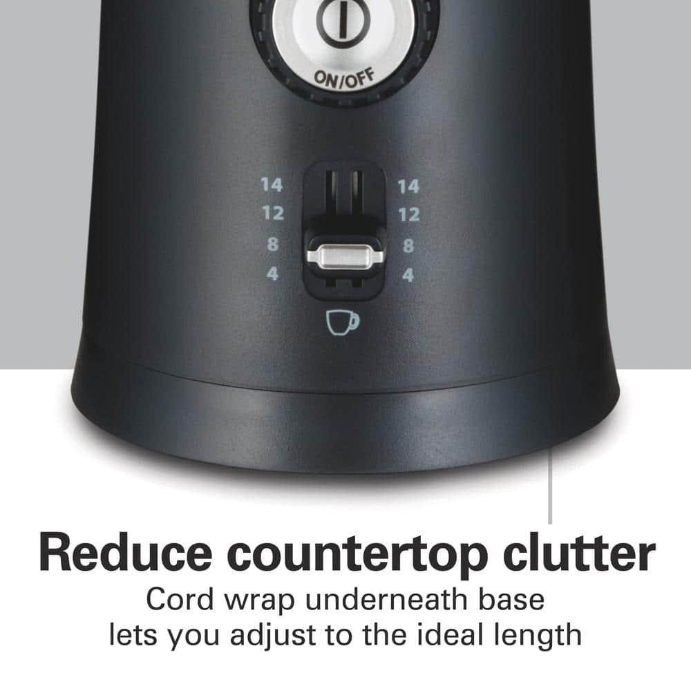 Hamilton Beach Hamilton Beach® Custom Grind™ Electric Coffee Grinder with Removable Stainless Steel Chamber and Adjustable Grind Control