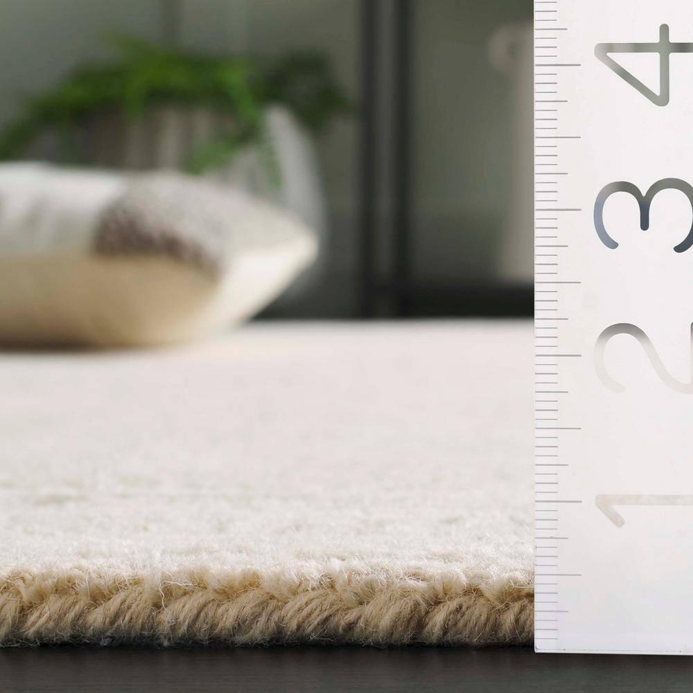SAFAVIEH Abstract Caelestinus Ogee Wool Runner Rug, Ivory/Beige, 2'3" x 8'