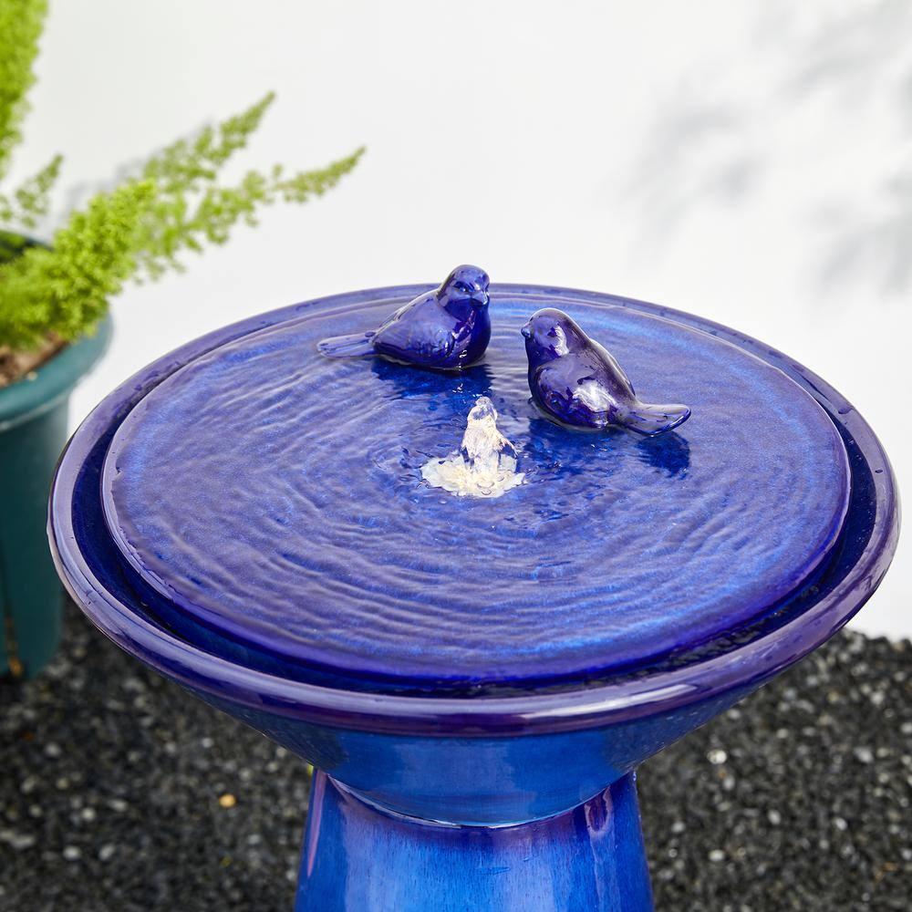 Kelly Clarkson Home Loulou Weather Resistant Bowl & Stand Fountain with Light
