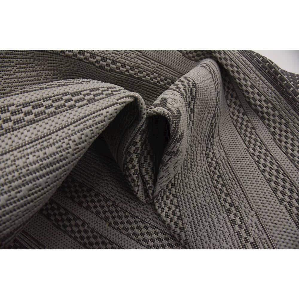 McLellen Striped Indoor / Outdoor Rug