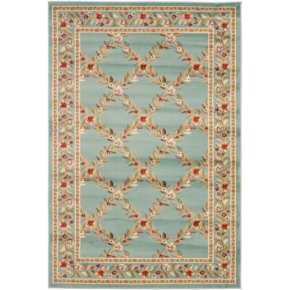 Lyndhurst LNH557 Power Loomed Accent Rug - Blue/Blue - 3'3"x5'3" - Safavieh.