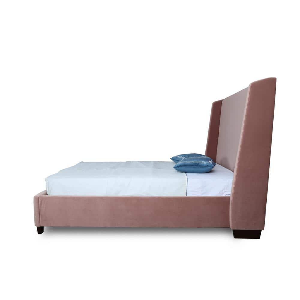 Full Parlay Upholstered Bed Blush - Manhattan Comfort