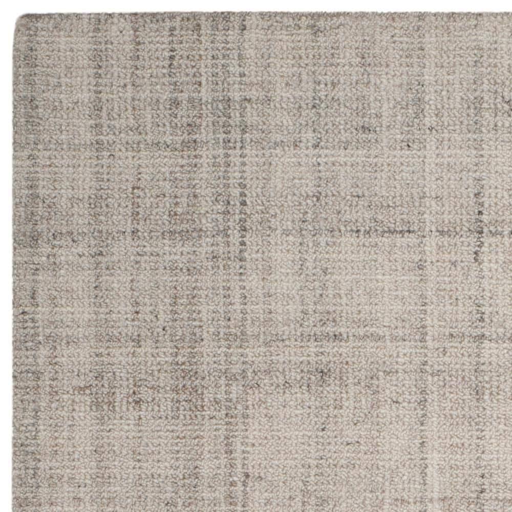 Abstract ABT141 Handmade Indoor Area Rug - Light Grey - 5'x8' - Safavieh