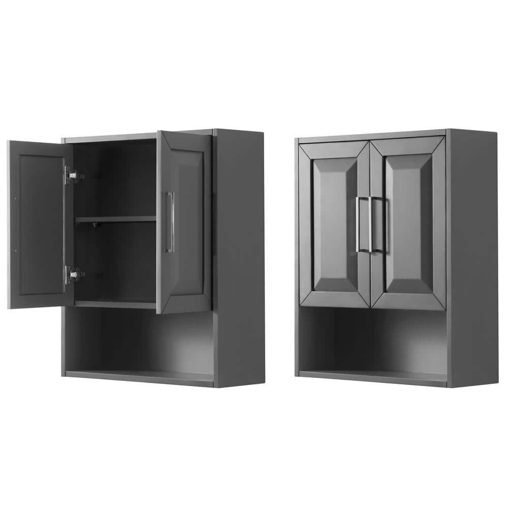 Wyndham Collection Daria Wall Bathroom Cabinet