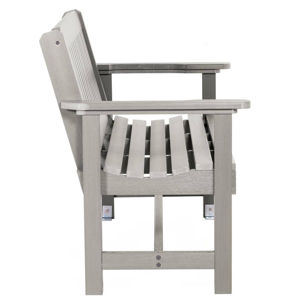 highwood  Commercial Grade Exeter 4 Foot Garden Bench Harbor Gray