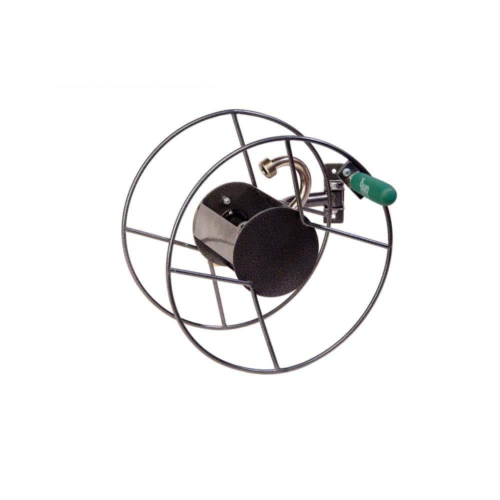 Yard Butler Yard Butler Mighty Reel Steel Wall Mounted Swivel Hose Reel - 75'