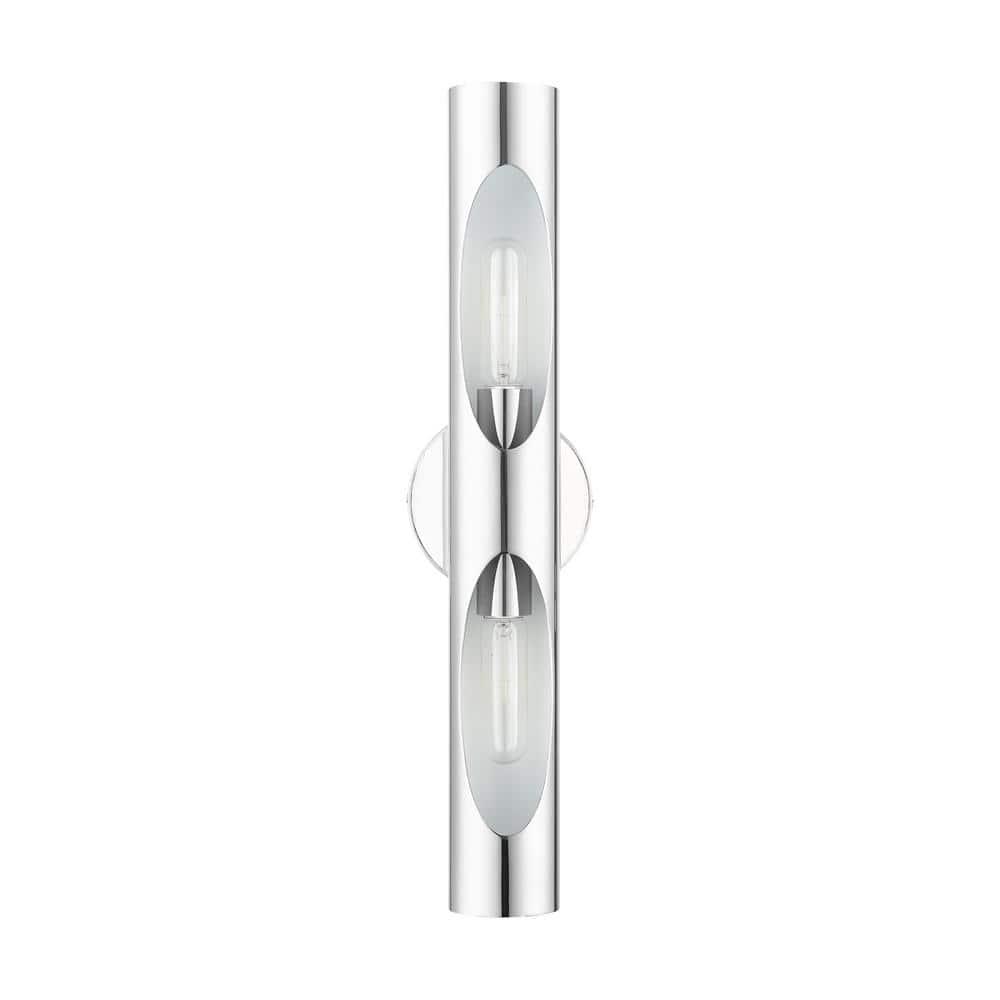Livex Lighting Novato 2 - Light Wall Light in  Polished Chrome