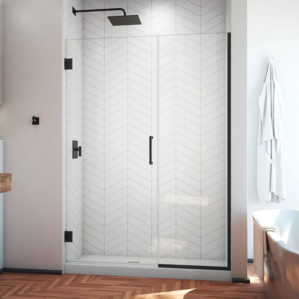 Unidoor Plus 52" W x 72" H Pivot Frameless Shower Door with ClearMax™ Technology
