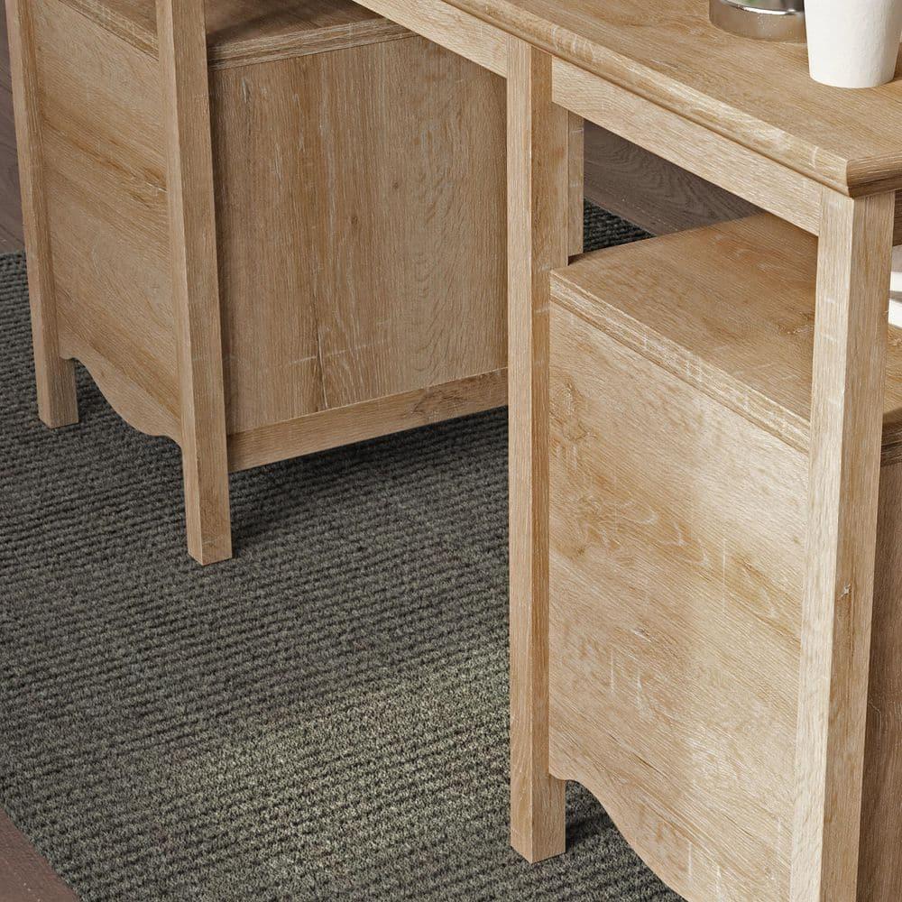 Adaline Cafe Classic Executive Computer Desk, Orchard Oak Finish
