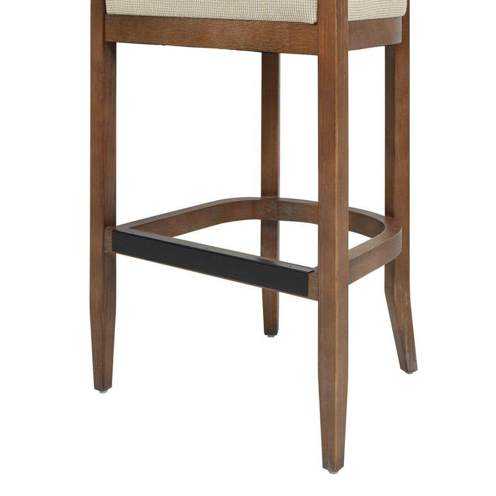 Jennifer Taylor Home Americana Mid-Century Modern 30.5" Cane Back Barstool