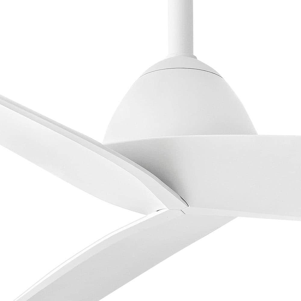 Liv 60" Matte White Composite Smart Ceiling Fan with Remote