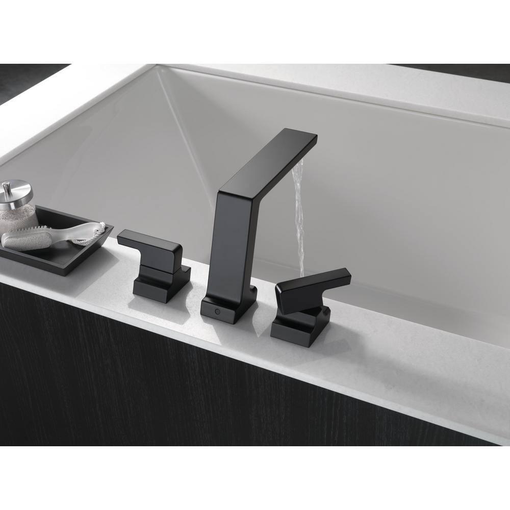 Pivotal Double Handle Deck Mounted Roman Tub Faucet Trim