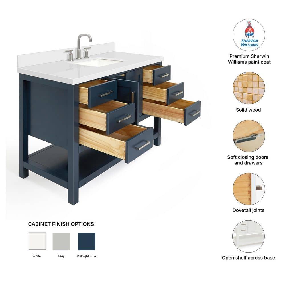 Magnolia 49" Single Bathroom Vanity Set