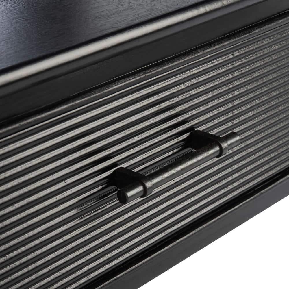 Ryder 2 Drawer Console Table - Black - Safavieh