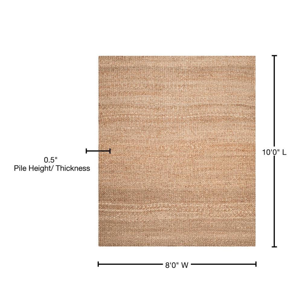 Natural Fiber NF732 Hand Woven Indoor Area Rug - Natural - 8'x10' - Safavieh.