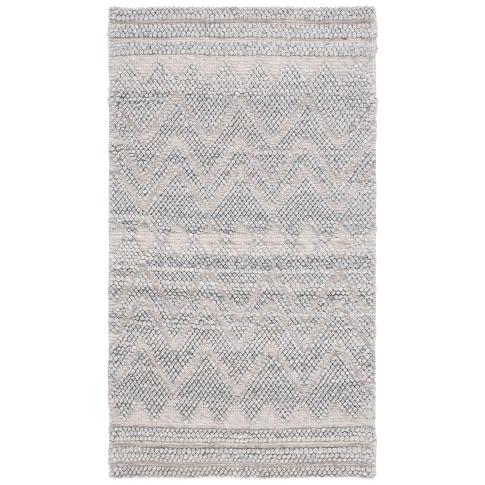 Natura NAT128 Hand Woven Indoor Accent Rug - Grey - 3'x5' - Safavieh