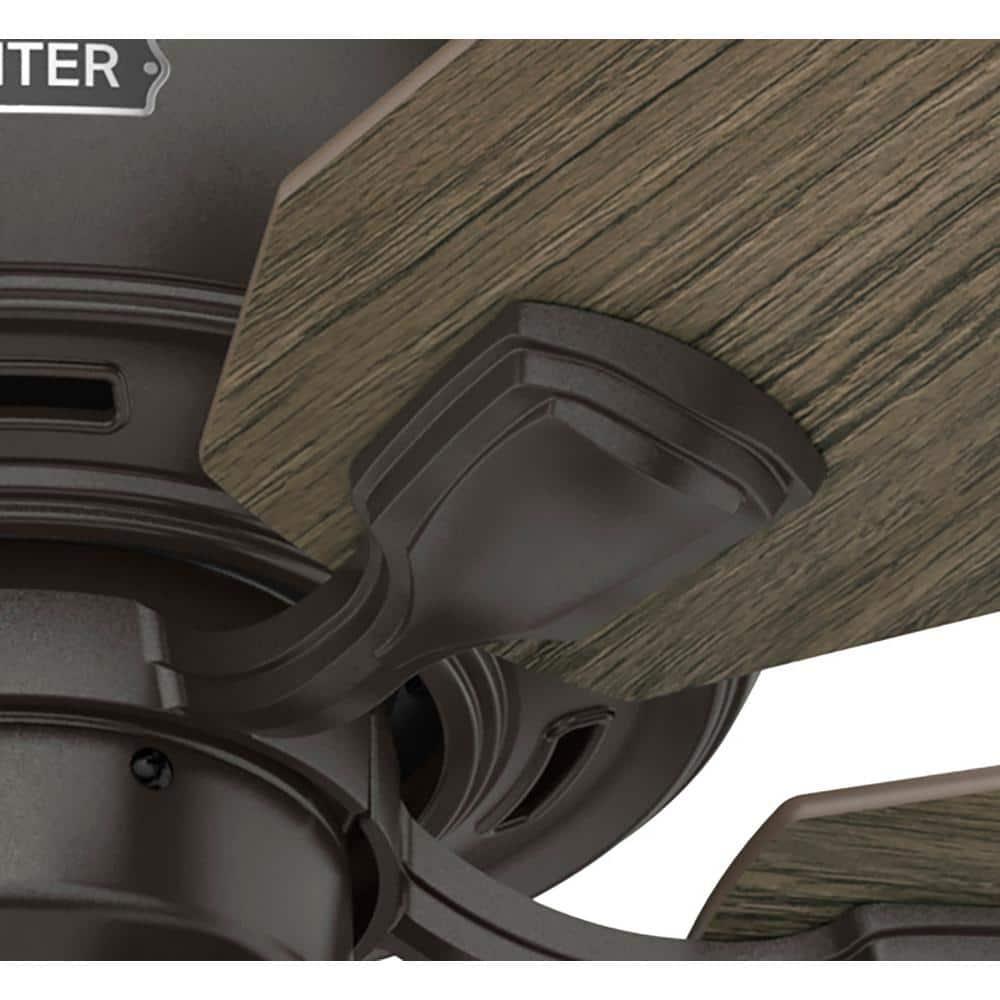 Hunter Fan 52" Rosner 5 - Blade Ceiling Fan With Lights and Pull Chains