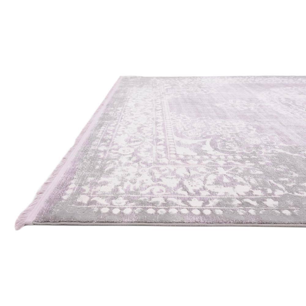 Unique Loom New Classical Collection Area Rug - Olwen (8' x 10' Rectangle Purple/Gray)