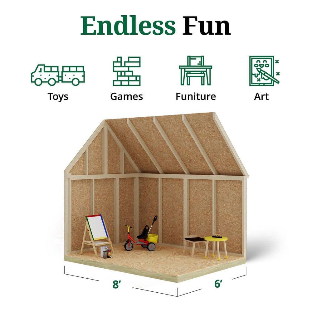 Little Cottage Co. Pennfield Outdoor Wood Playhouse