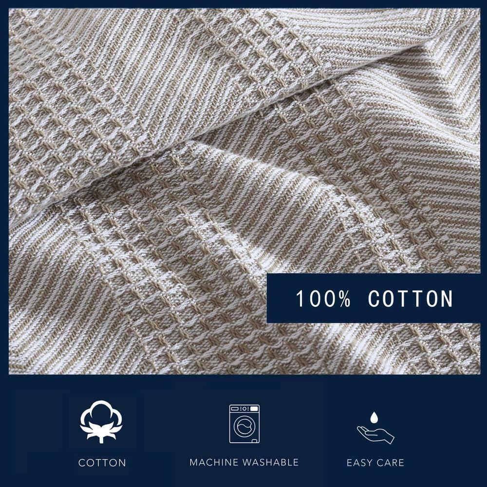 Nautica Nautica Chevron Stripe Cotton Blanket