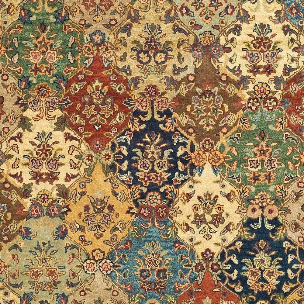 Heritage HG911 Hand Tufted Area Rug - Multi/Burgundy - 8'x10' - Safavieh.