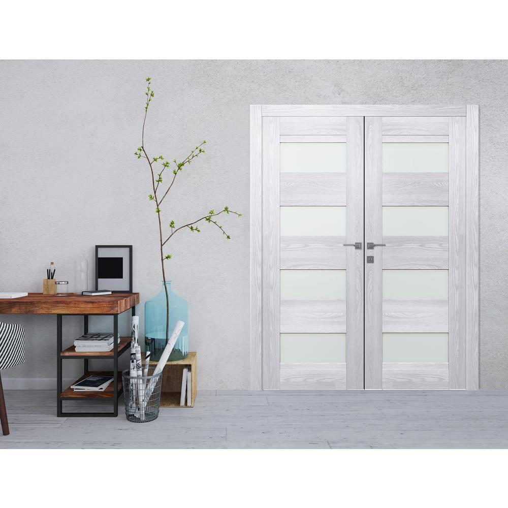 Belldinni Avon Solid + Manufactured Wood without Installation Hardware Kit Prehung Door