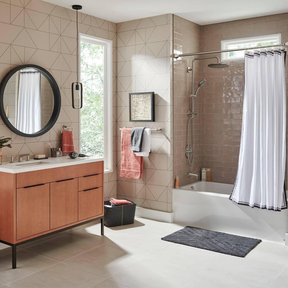 American Standard Exposed Yoke Wall-Mount Utility Faucet with Metal Lever Handles in Polished Chrome