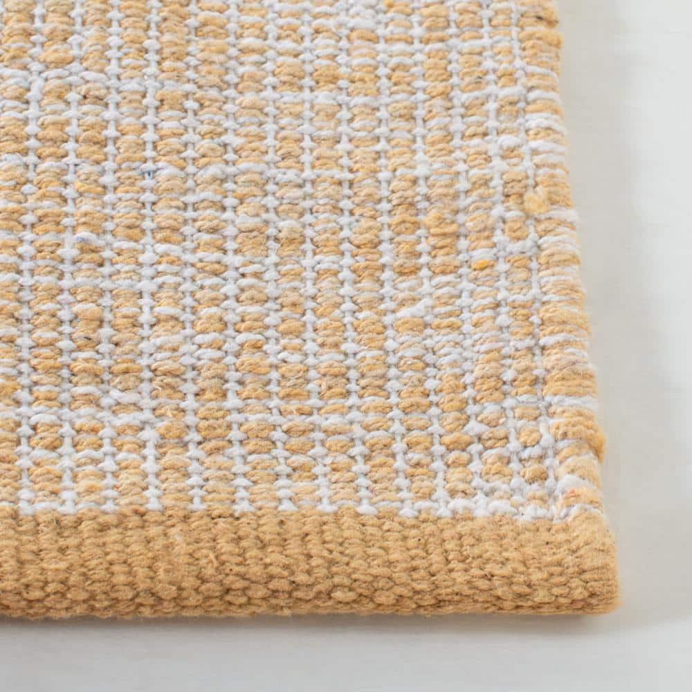 Montauk MTK250 Hand Woven, Flat Weave Indoor Area Rug - Gold - 8'x10' - Safavieh